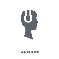 Earphone icon from Entertainment collection.