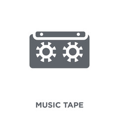 Music tape icon from Entertainment collection.