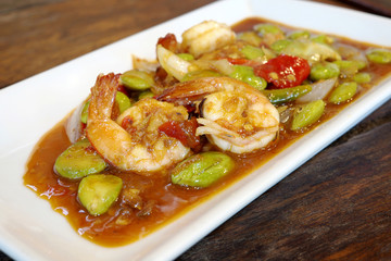 Sato Spicy fried shrimp