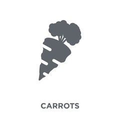 Carrots icon from Fruit and vegetables collection.