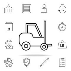 forklift icon. logistics icons universal set for web and mobile