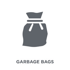 Garbage bags icon from Furniture and household collection.