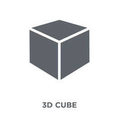 3d cube icon from Geometry collection.