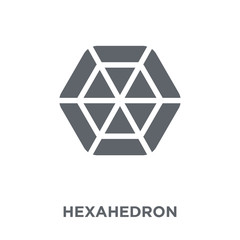 Hexahedron icon from Geometry collection.