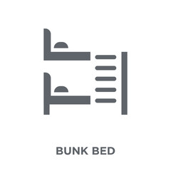 Bunk bed icon from Hotel collection.