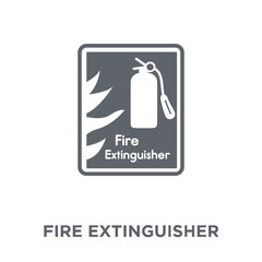 Fire extinguisher icon from Hotel collection.
