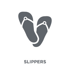 Slippers icon from Hotel collection.