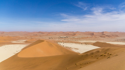 View of deadvalei an desert in Namibia