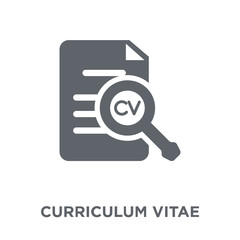 Curriculum vitae icon from Human resources collection.