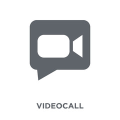 Naklejka premium Videocall icon from Human resources collection.