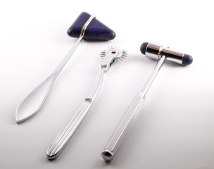 Hammers, rubber, for neurologist
