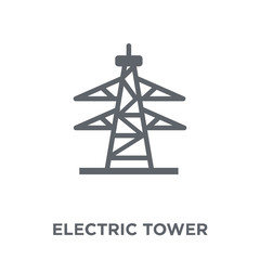 Electric tower icon from  collection.