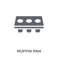 Fototapeta premium muffin pan icon from Kitchen collection.