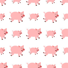 Pig seamless pattern