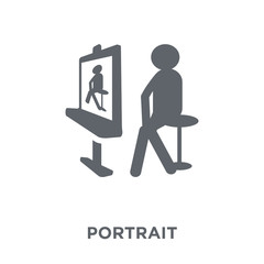 Portrait icon from  collection.