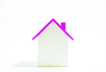 Close-up of plain house　無地の家のクローズアップ