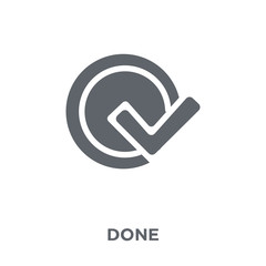 Done icon from Productivity collection.
