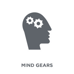 Mind gears icon from Productivity collection.