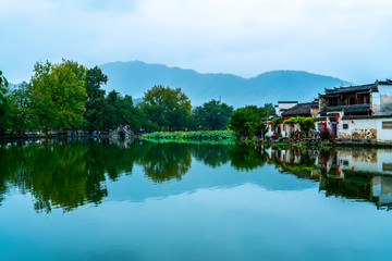Fototapeta na wymiar Hongcun Ancient Town, Anhui, China