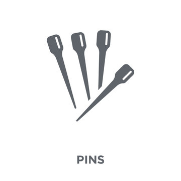 Pins icon from Sew collection.