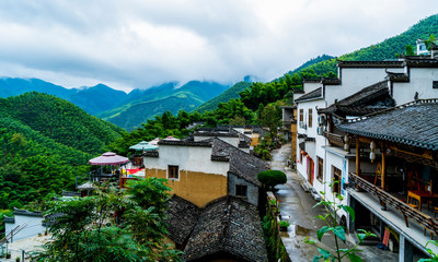 Naklejka premium Hongcun Ancient Town, Anhui, China
