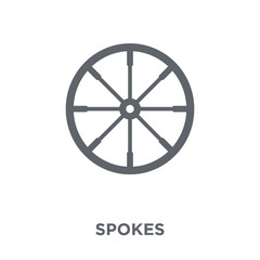 Obraz premium Spokes icon from Sew collection.