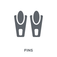 Fins icon from Summer collection.
