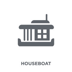 houseboat icon from Transportation collection.