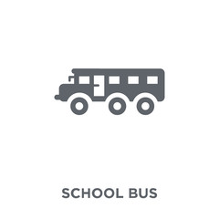 School bus icon from  collection.