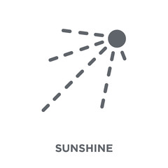 Sunshine icon from Weather collection.