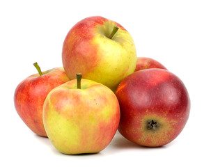 apple fruit closeup isolated on white background