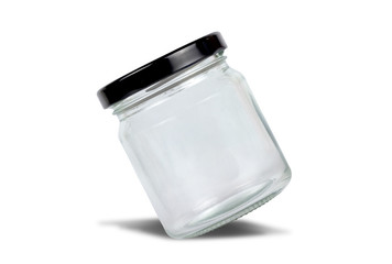 jar isolated on white background with clipping path