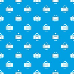 Duffel pattern vector seamless blue repeat for any use