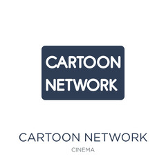 Cartoon network icon. Trendy flat vector Cartoon network icon on white background from Cinema collection