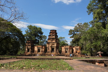 ancient temple in angkor cambodia