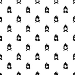 Campfire pattern vector seamless repeating for any web design