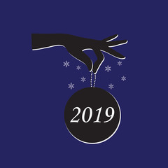 Hand holding Christmas medallion3