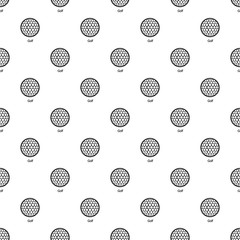 Golf ball pattern vector seamless repeating for any web design