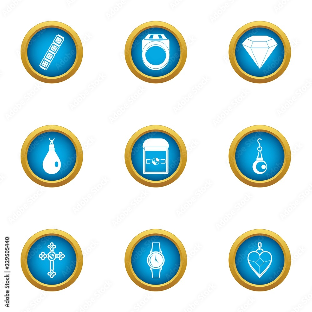 Poster handling icons set. flat set of 9 handling vector icons for web isolated on white background