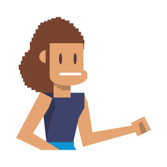 Videogame pixelated gangster