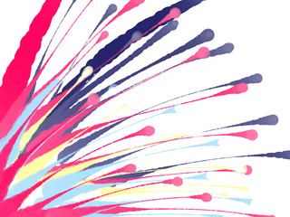 飛び散るイメージ