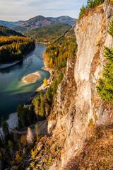 Naklejka premium Pend Oreille River at Boundary Dam in Northeastern Washington State. USA.
