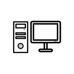 Computer vector icon
