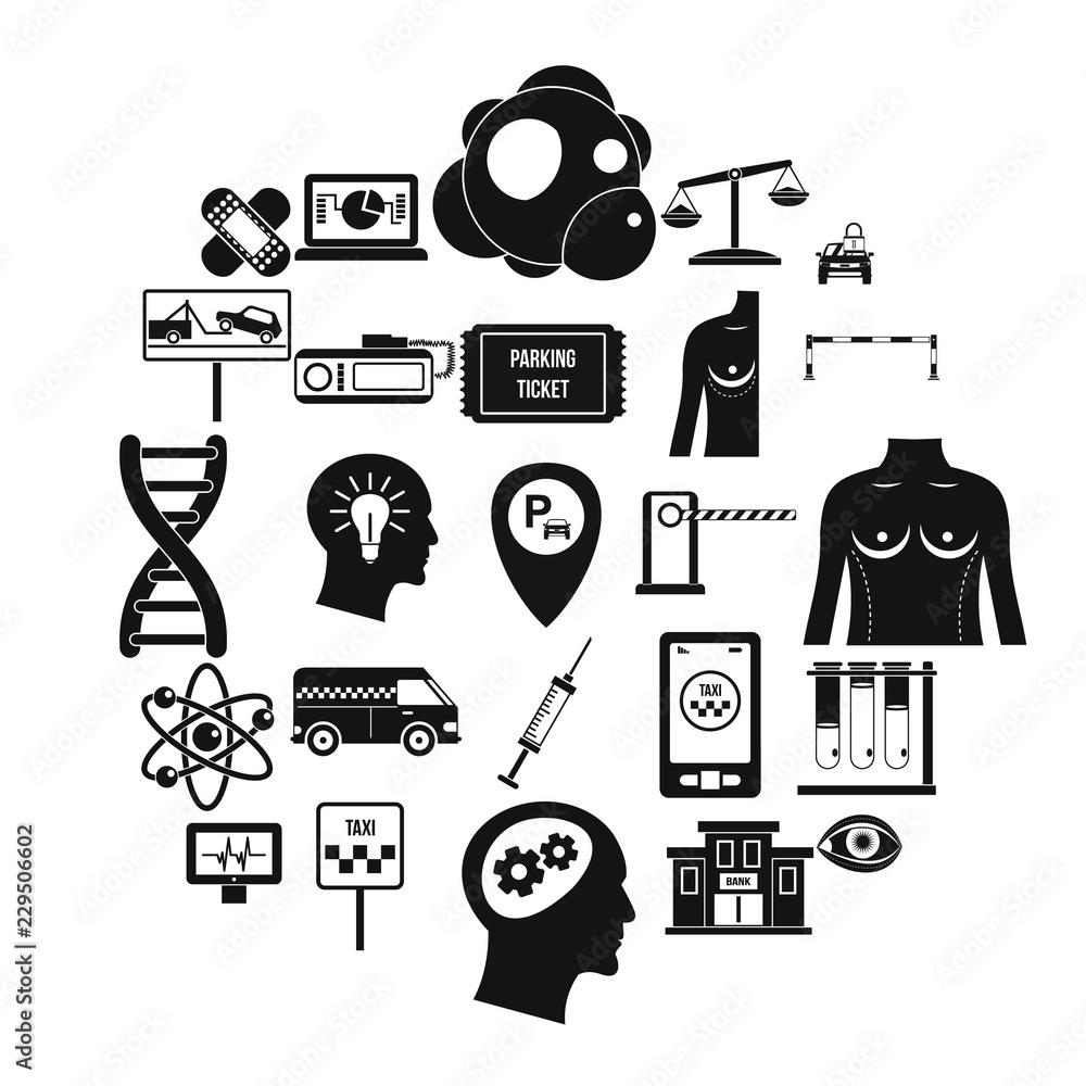 Poster panel icons set. simple set of 25 panel vector icons for web isolated on white background