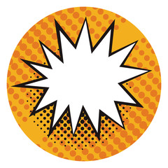 Fototapeta premium Pop art bubble