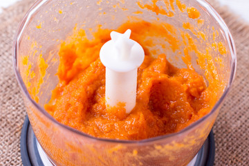 Blender with Pumpkin Puree