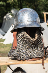 Medieval knight armor