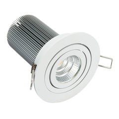 Spot ceiling led light on white background isolated