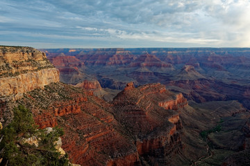 Lever de soleil jour sur Grand Canyon National Park, Arizona, USA