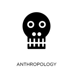Anthropology icon. Anthropology symbol design from Museum collection.
